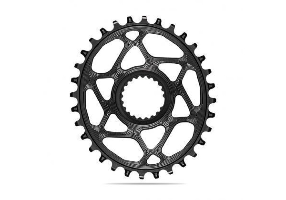 AbsoluteBlack Shimano 1x Oval Hyperglide 12 Speed Chainring (Black)